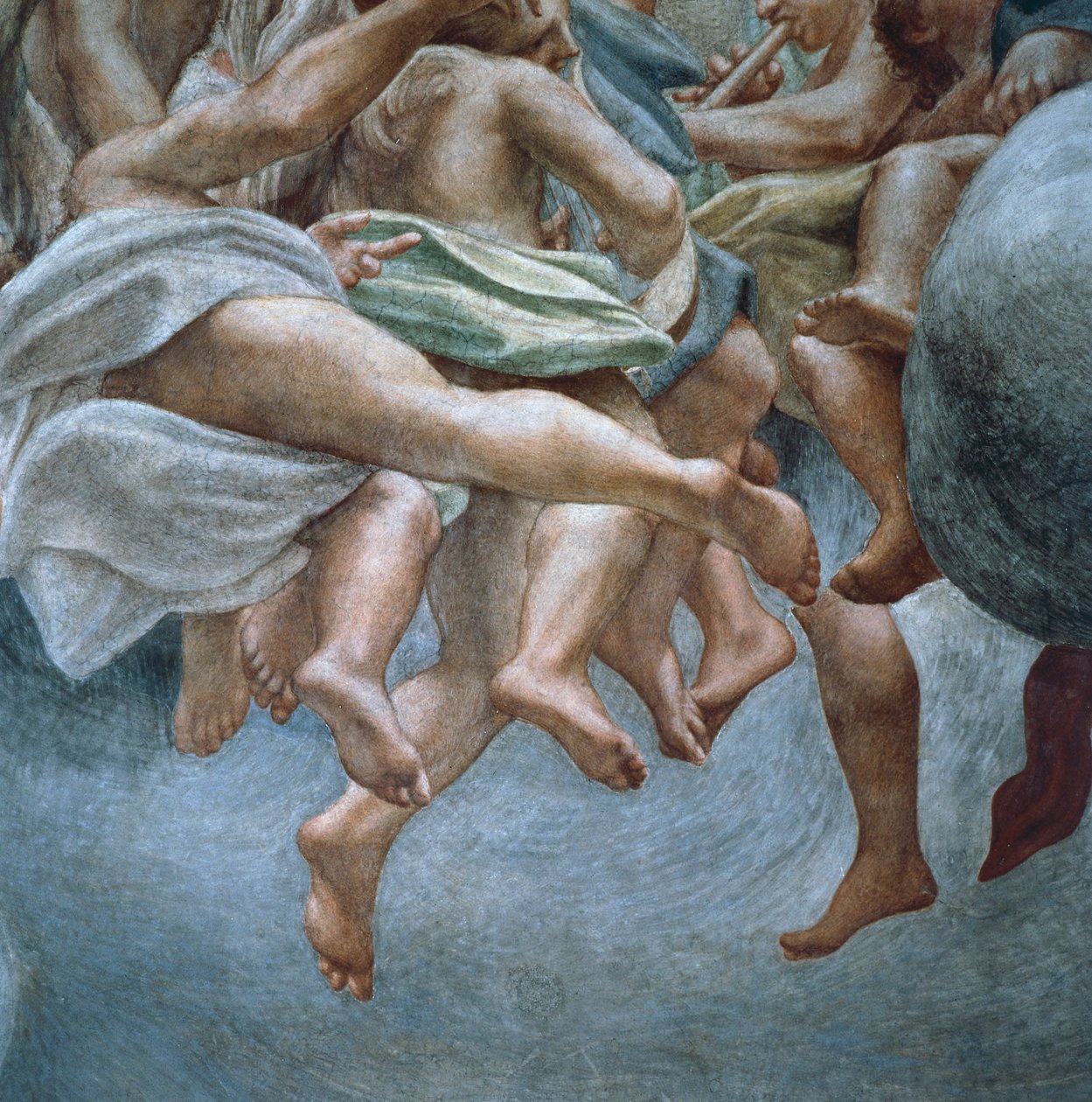 Ángeles (detalle) de (c.1489 1534) Correggio