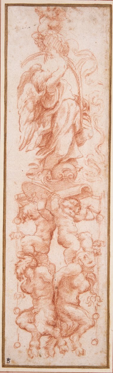 Decoración grotesca para la costilla de una bóveda de (c.1489 1534) Correggio