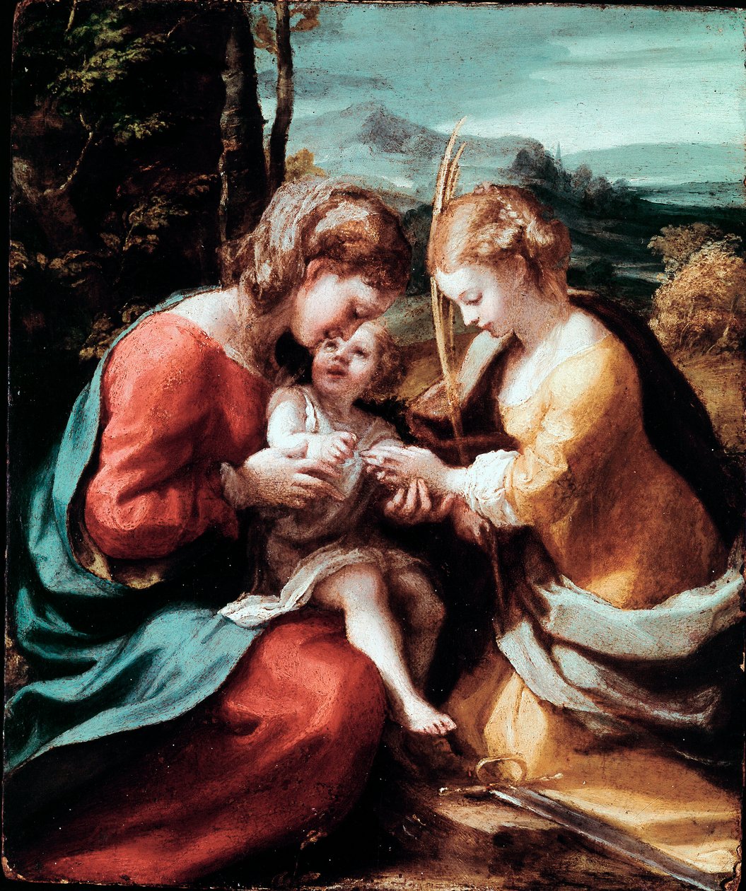 El Matrimonio Místico de Santa Catalina de Alejandría de (c.1489 1534) Correggio