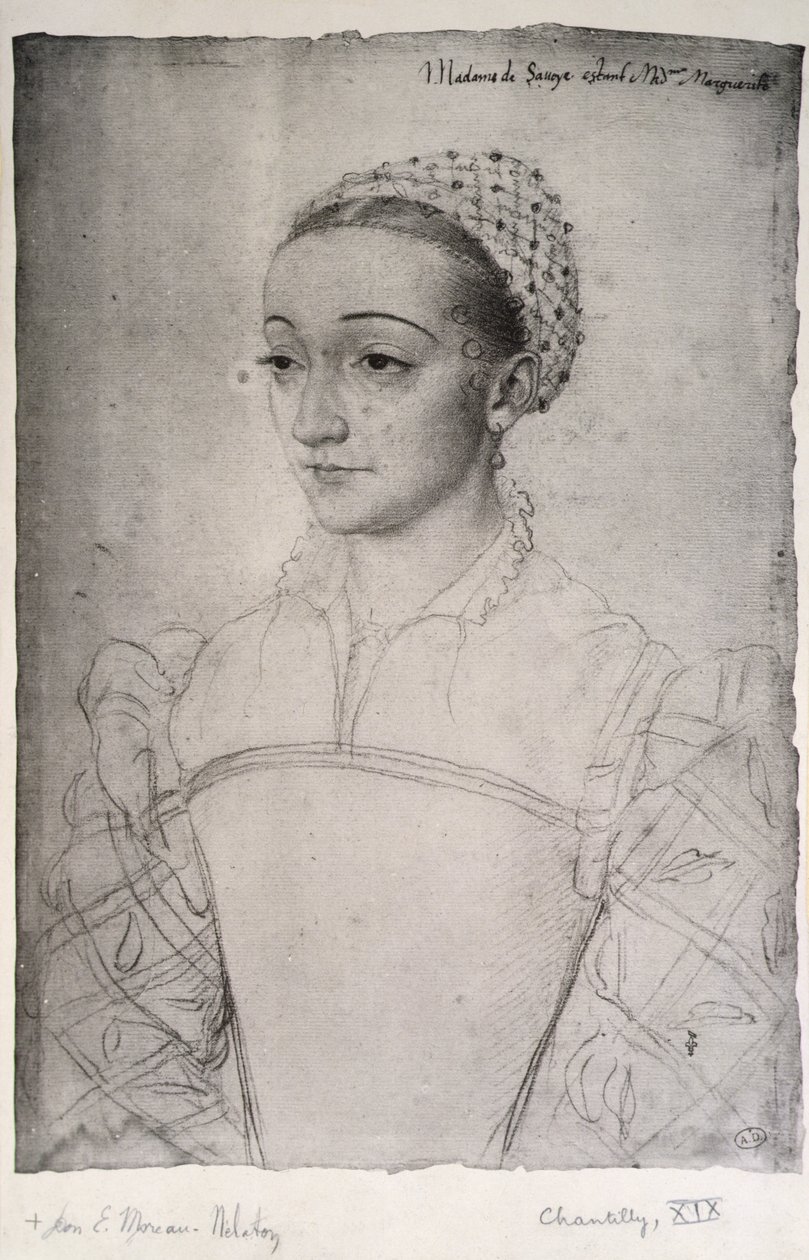 Marguerite de France (1523-74) de (studio of) Clouet