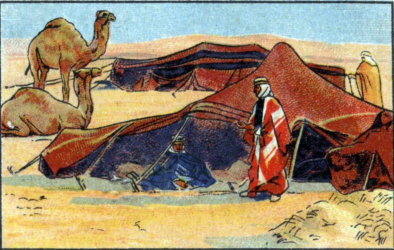 Campamento beduino, 1936 de Unknown