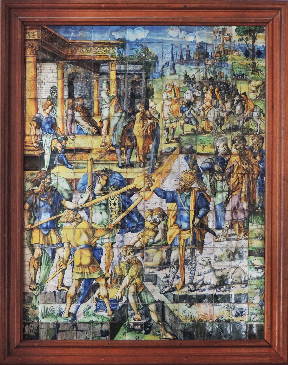Chantilly, Castillo: Escena de azulejos de Unknown