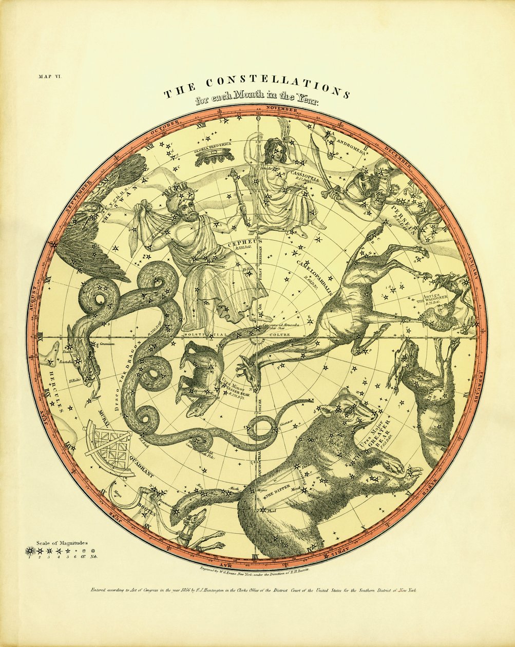Carta de las Constelaciones de Unknown
