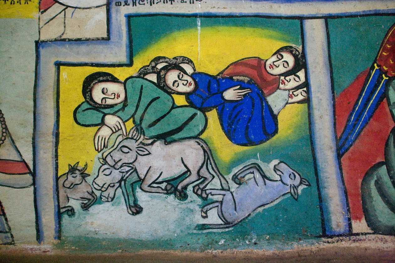 Iglesia Debre Sina Maryam, Gorgora, Lago Tana, Etiopía, África de Unknown
