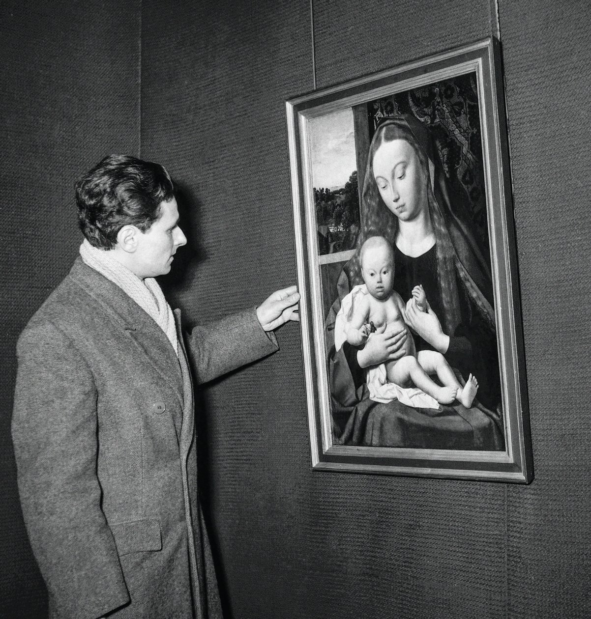 Exposición de obras maestras de los museos de Berlín en el Petit Palais, París, 31 de enero de 1951: aquí el lienzo 