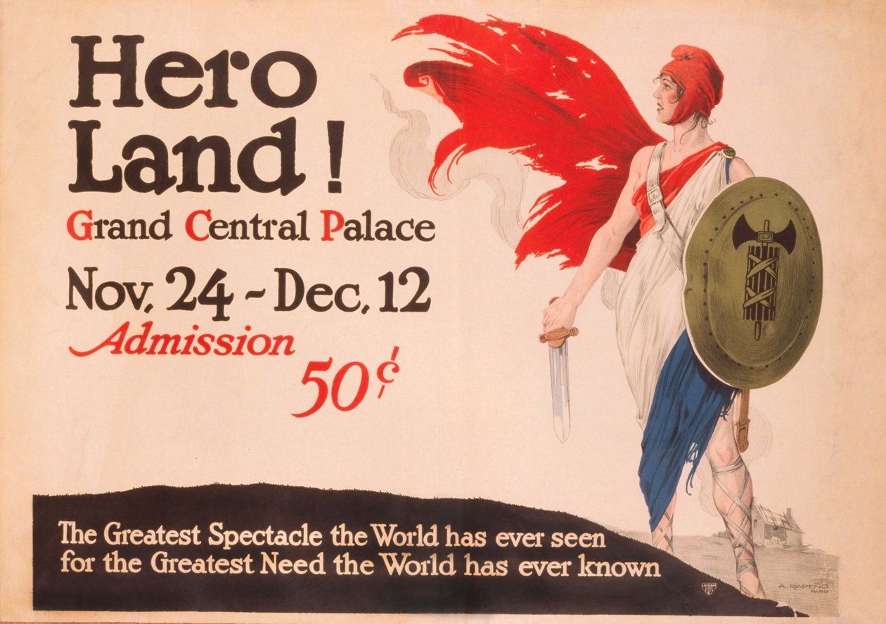 Cartel de Hero Land francés de Unknown