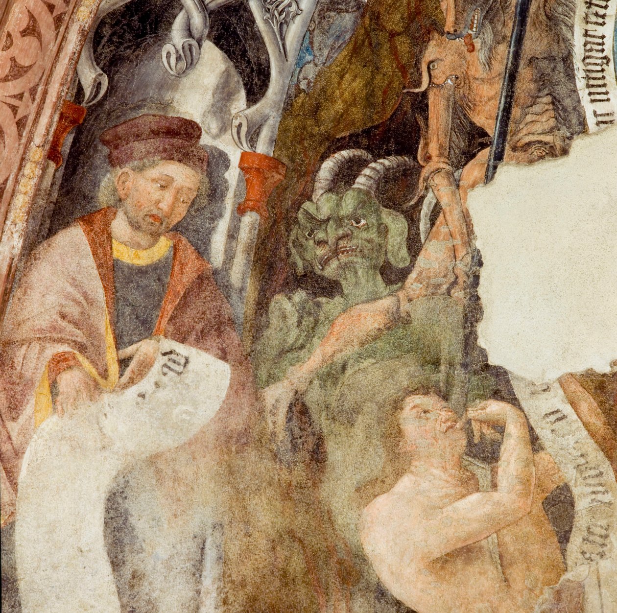 Fresco, Abadía de Novacella, Bressanone, Trentino Alto Adige, Italia de Unknown