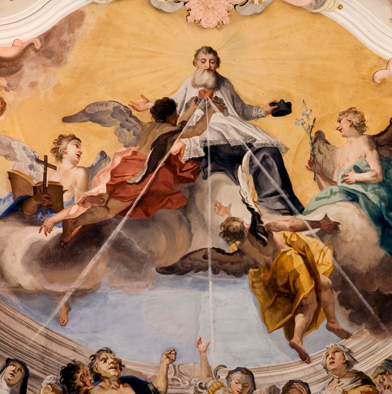 Fresco, Abadía de Novacella, Bressanone, Trentino Alto Adige, Italia de Unknown