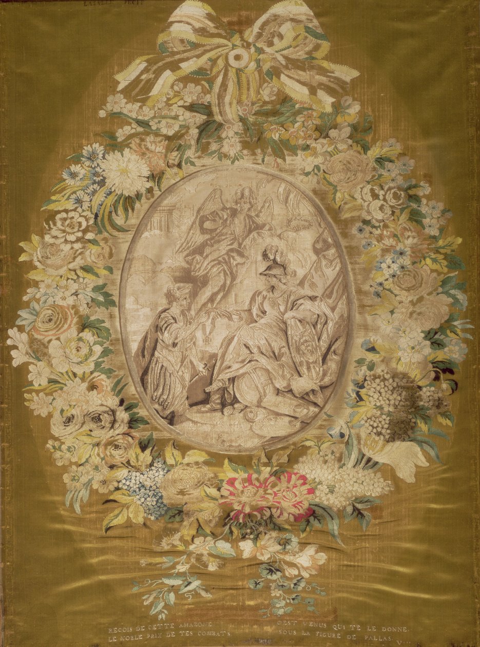 Longitud de tela para una pantalla, por Philippe de Lasalle, para la Fábrica Pernon, Lyon, 1770-1 de Unknown