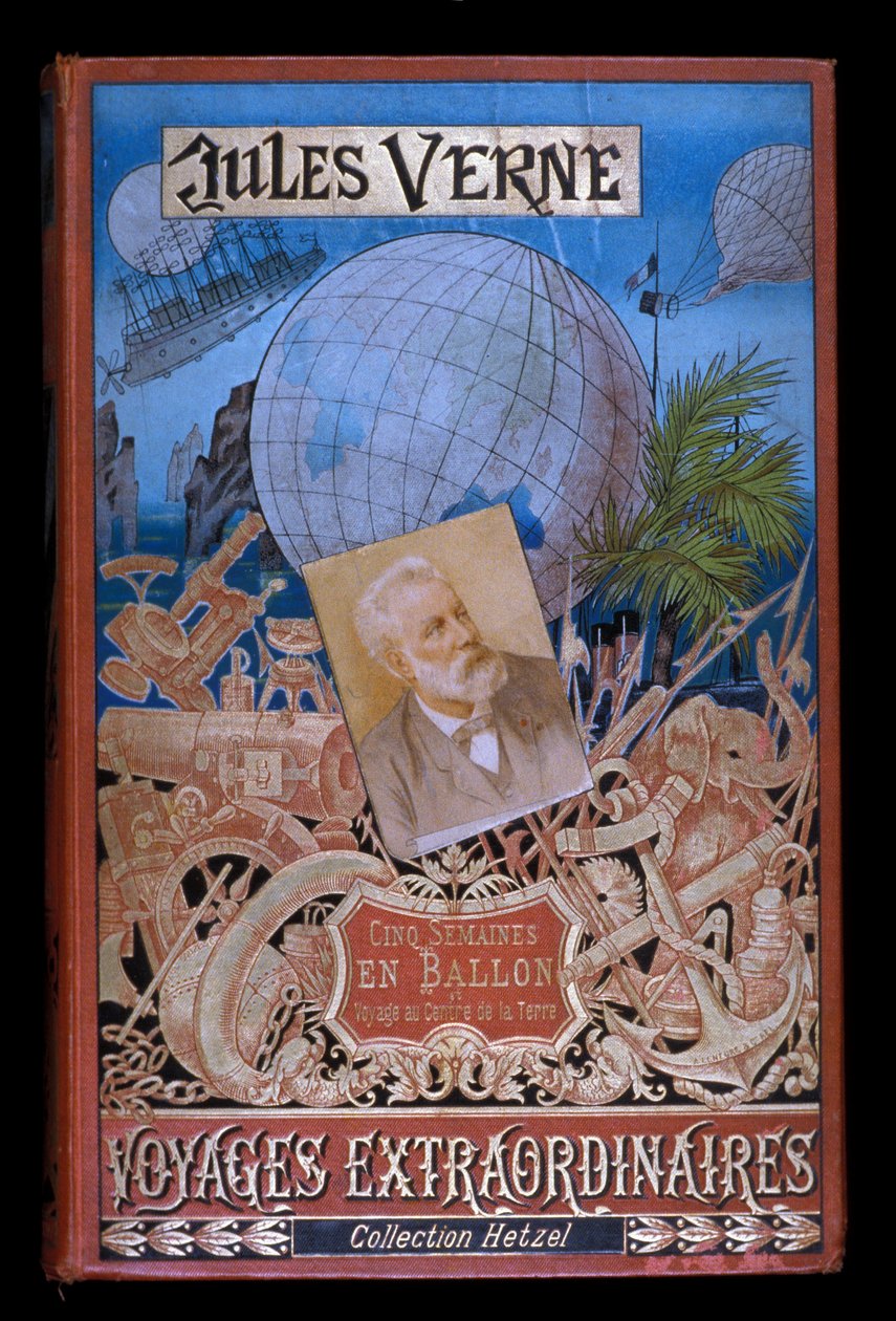 Loire Atlantique N* 189 - Nantes - Museo Jules Verne - Primera edición de “Cinco semanas en globo” de Unknown