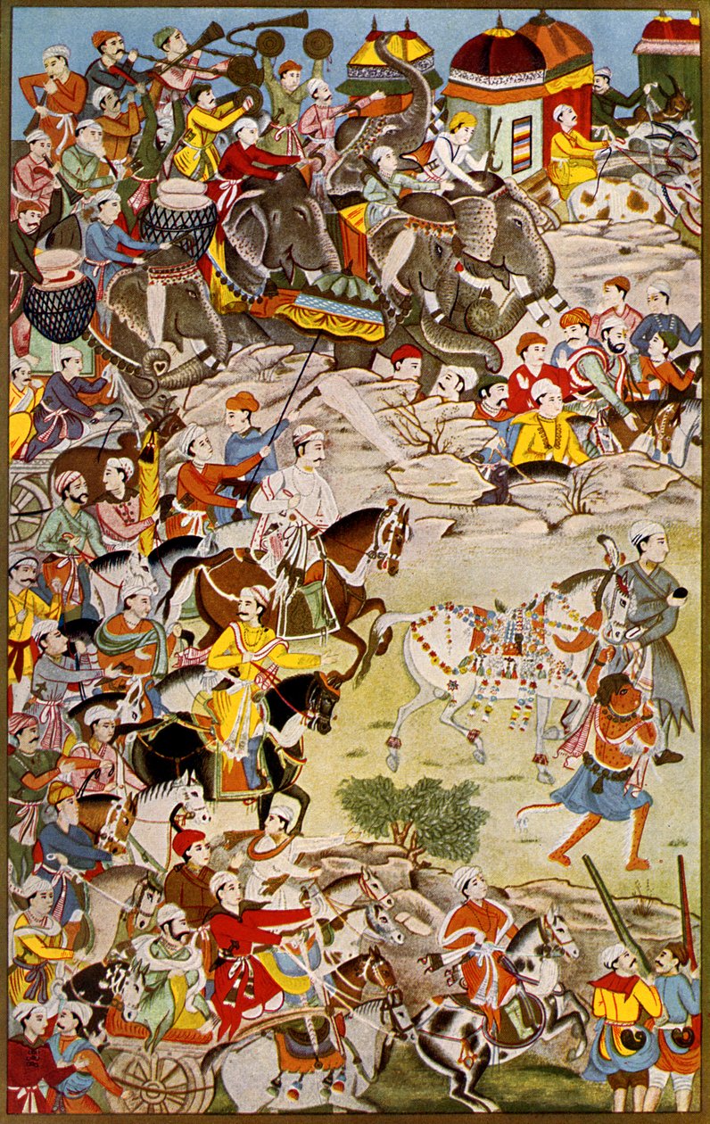 Marcha del gran Mogol, Akbar el Grande de Unknown