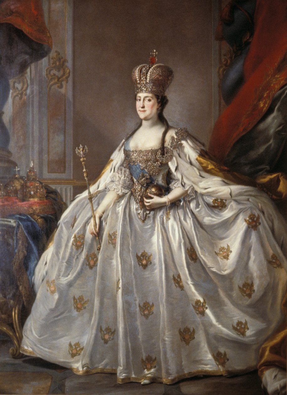Retrato de Catalina la Grande por Stefano Torelli de Unknown