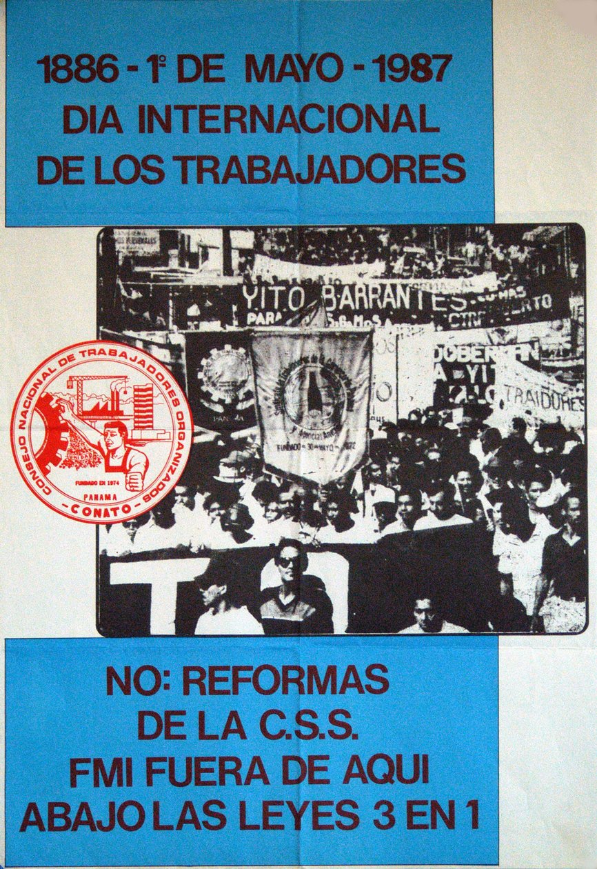 Cartel español para el 1 de mayo de Unknown