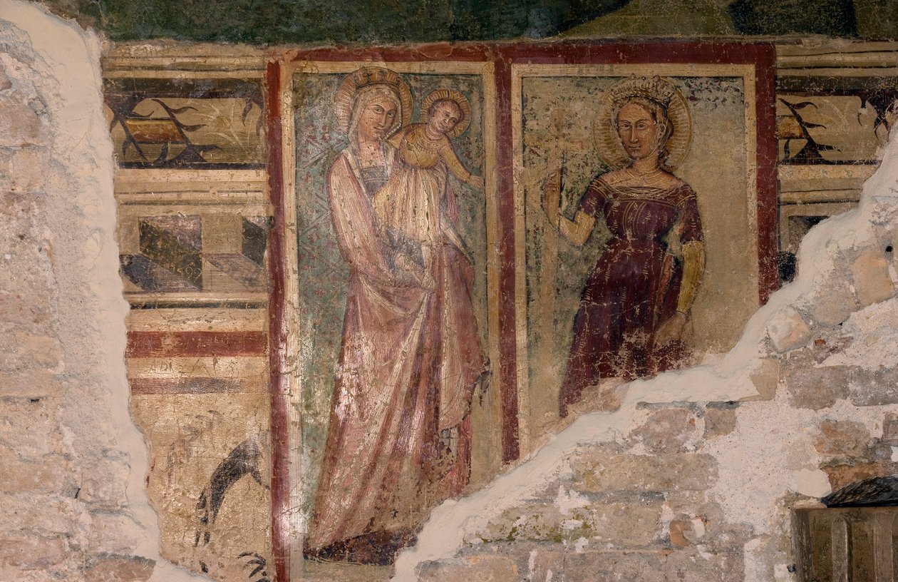 Iglesia de Santa María en Piano, Loreto Aprutino, Abruzos, Italia de Unknown