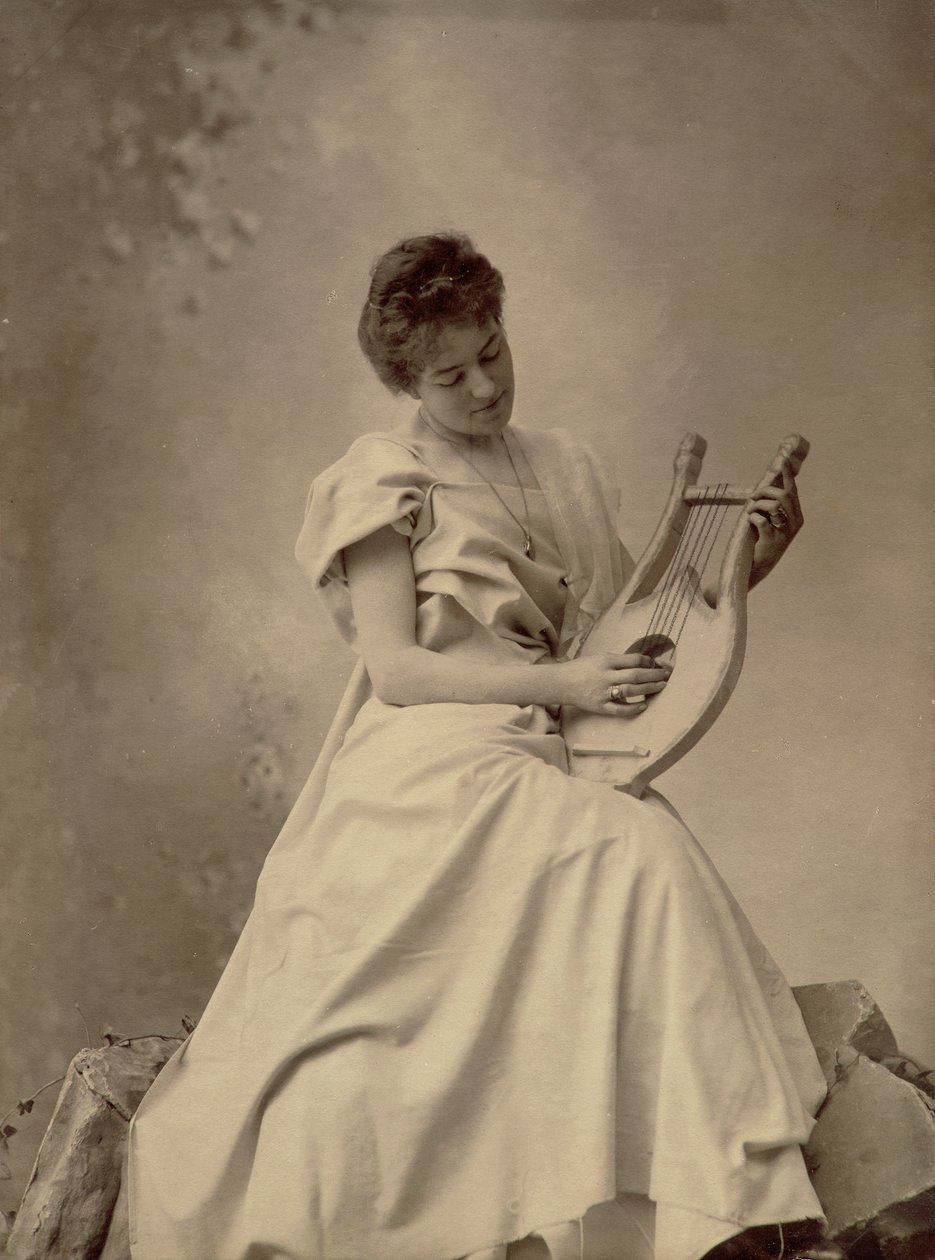 Actriz de teatro - Dama de Via Serragli (¡qué hermosa criatura!) de Unknown