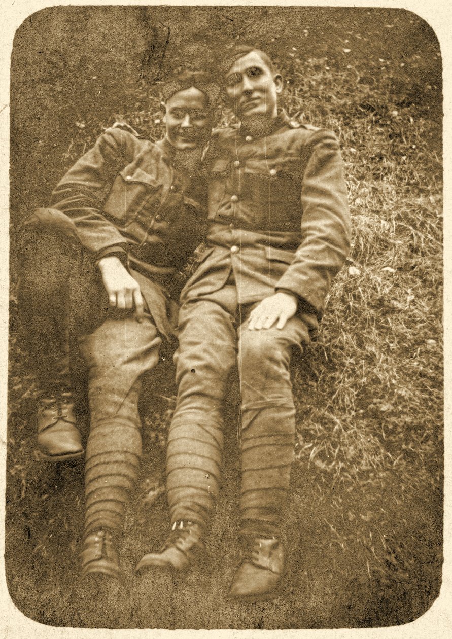 Soldados estadounidenses de la Primera Guerra Mundial, c.1914 de Unknown