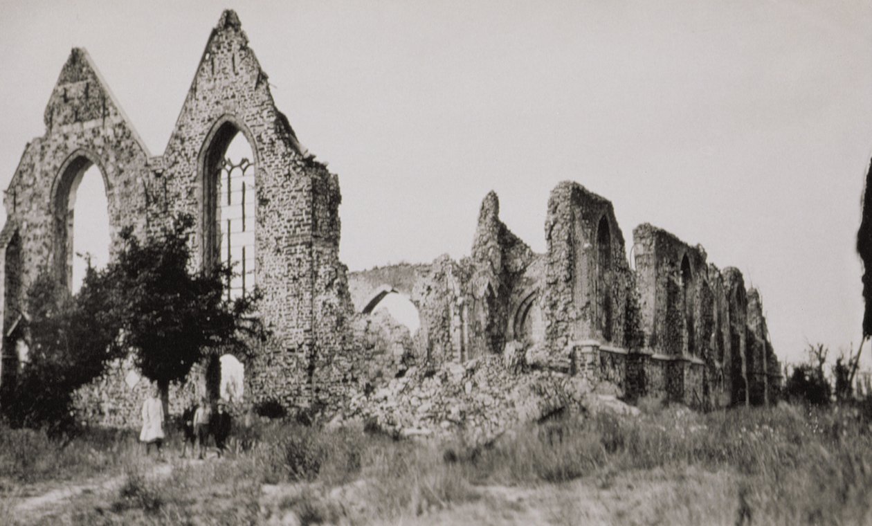 Iglesia en Neuve Eglise, Bélgica, destruida durante la Primera Guerra Mundial, 1919 de American Photographer