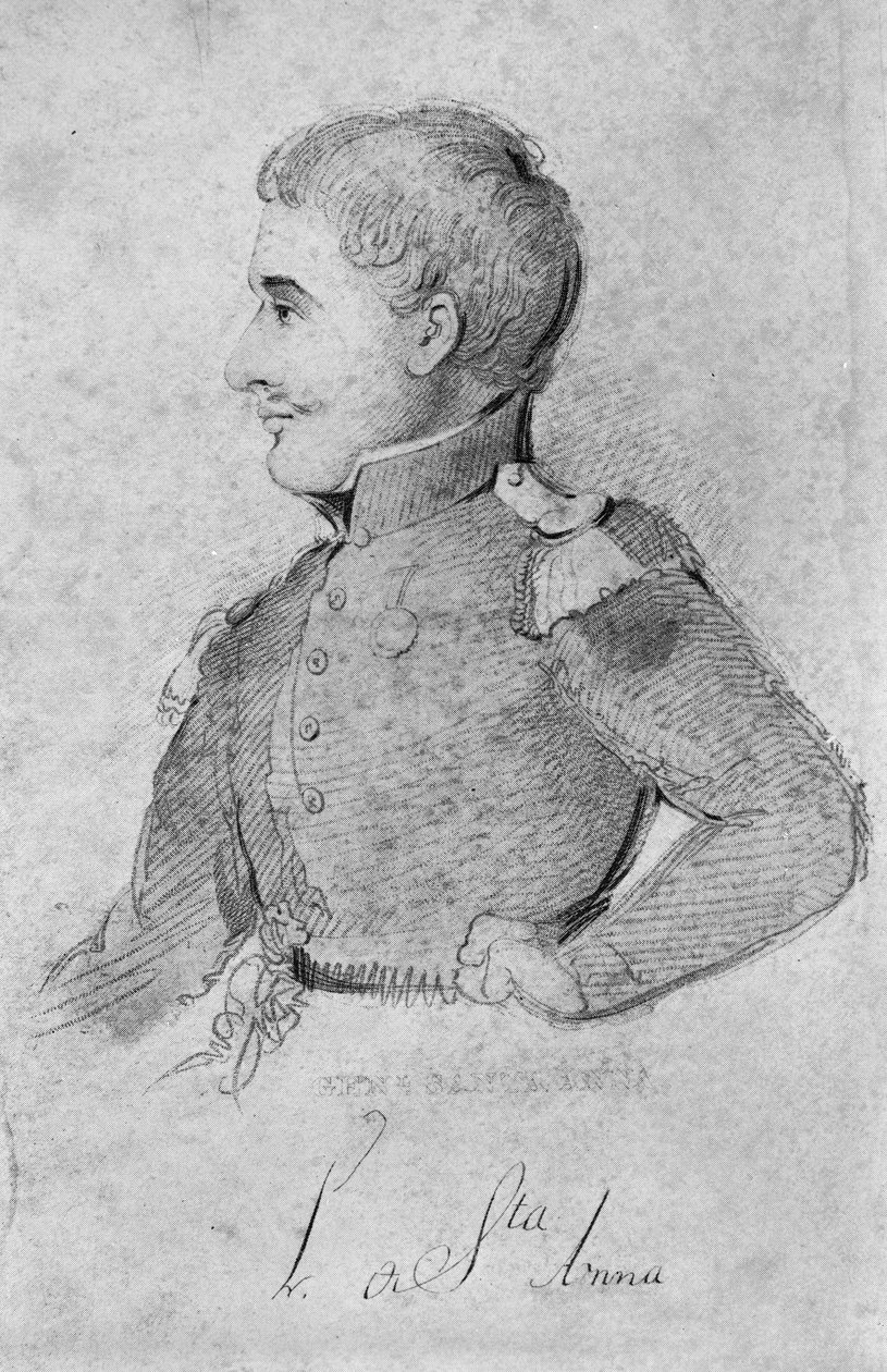 Antonio López de Santa Anna, 1837 de American School
