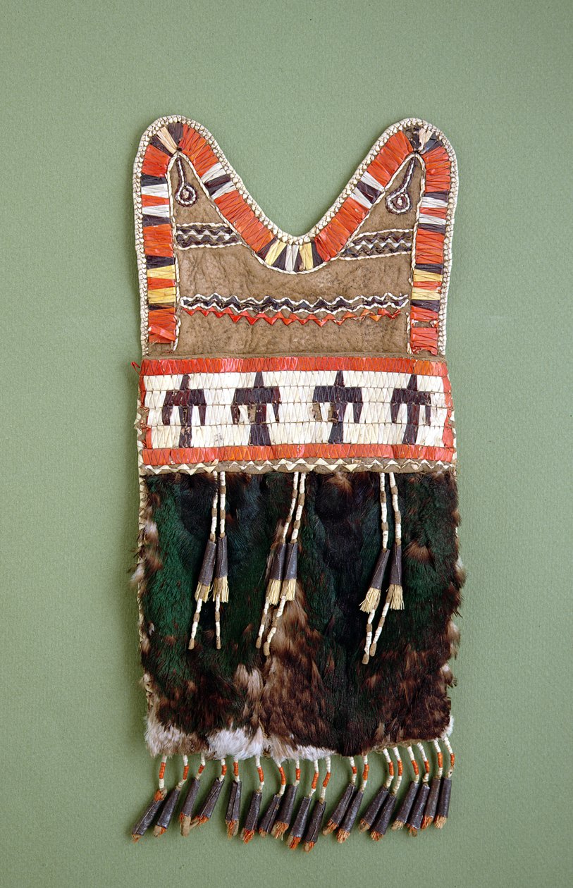 Bolsa, Sauk y Fox, Nativo Americano, c.1820 de American School