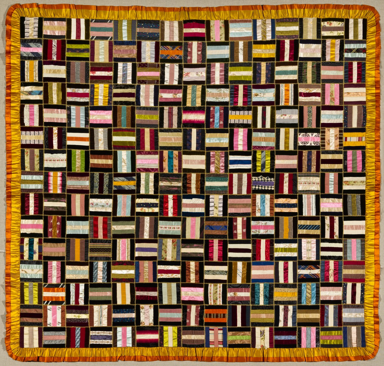 Colcha de barras, c.1880 de American School