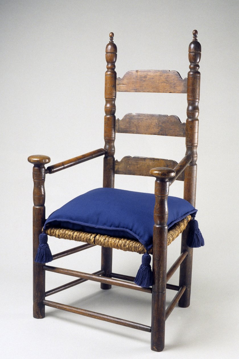 Gran silla, 1670-1700 de American School