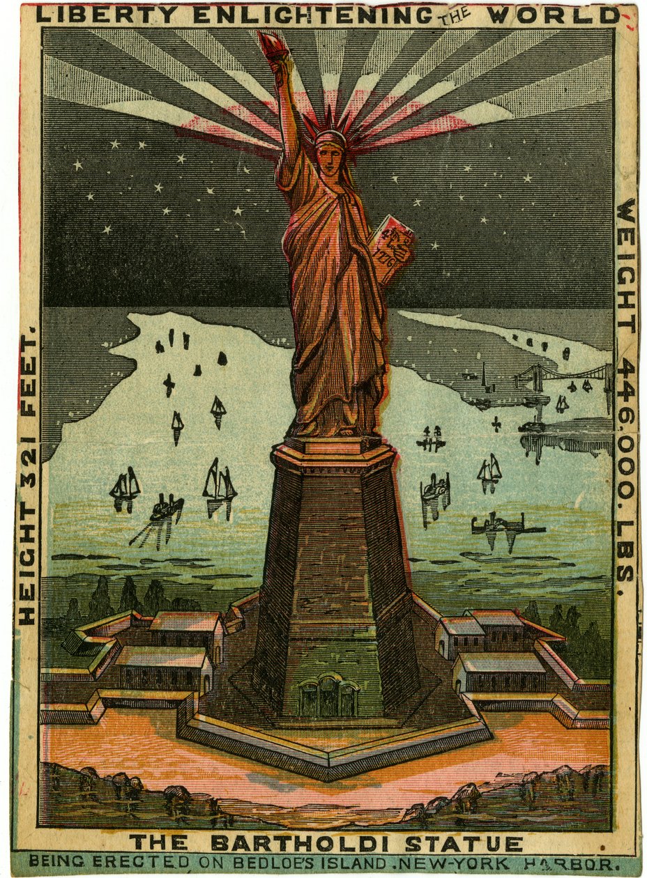 La libertad iluminando el mundo, c.1880s de American School
