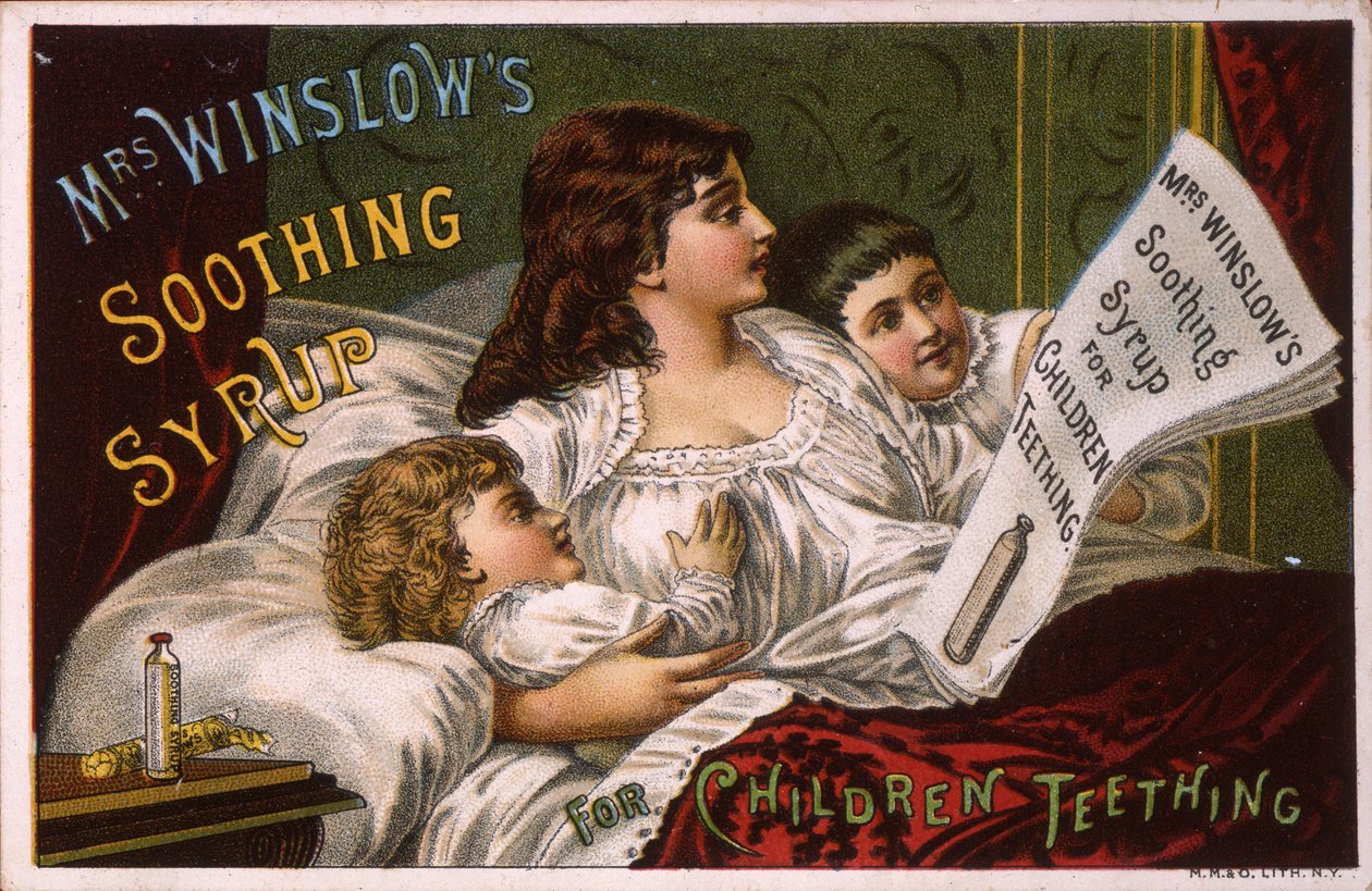 Mrs. Winslows Soothing Syrup para Niños Dentición de American School