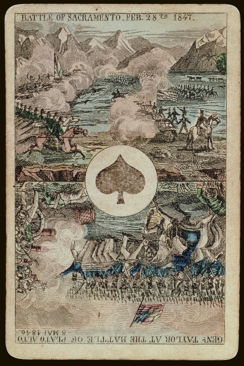 Carta de juego: As de espadas de American School