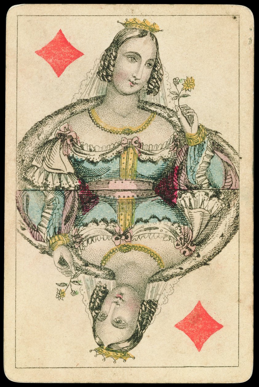 Carta de juego: Reina de diamantes de American School