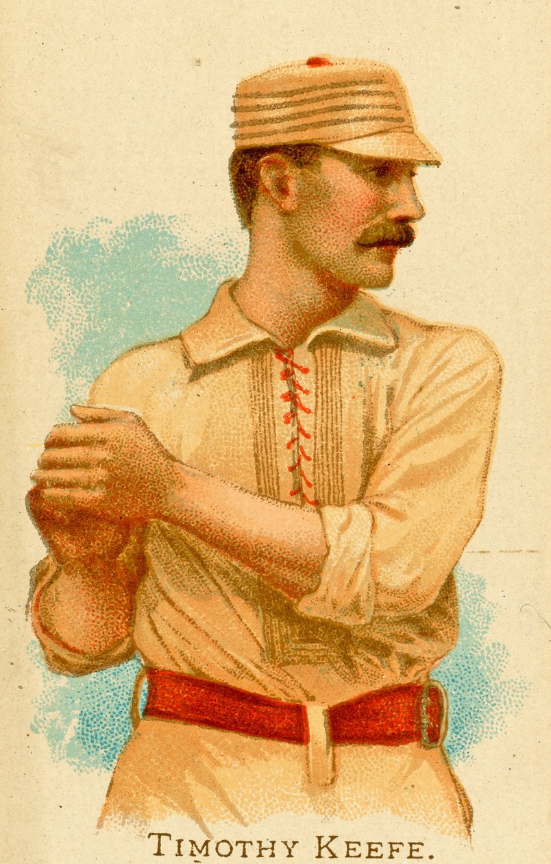 Retrato de Timothy Keefe, 1887 de American School