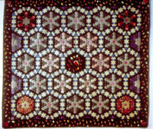 Colcha de flor de nieve de American School