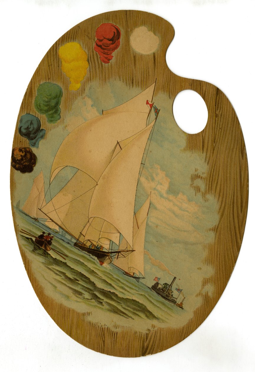The Great Atlantic & Pacific Tea Company, Los mayores importadores y minoristas de tés y cafés del mundo (paleta de madera impresa) de American School