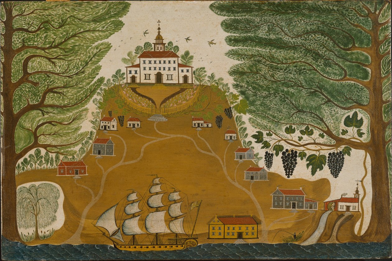 La plantación, c.1825 de American School