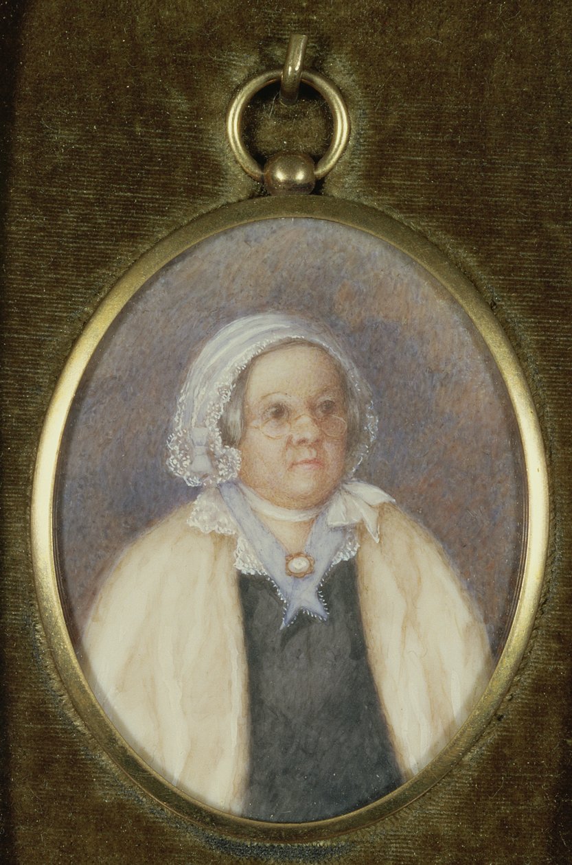 Retrato ovalado de la Sra. Mary Reibey de Australian School
