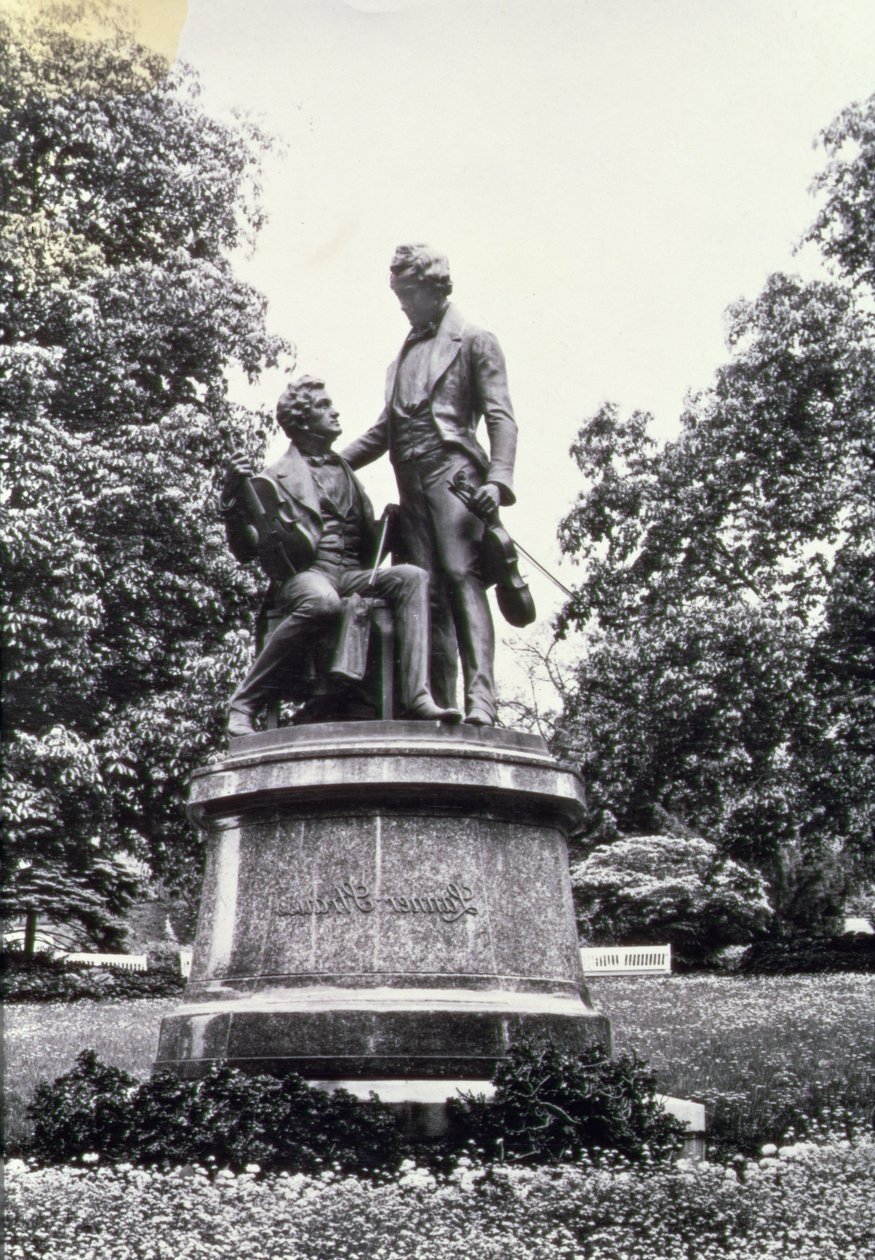 Estatua conmemorativa de Joseph Lanner y Johann Strauss el Viejo de Austrian School