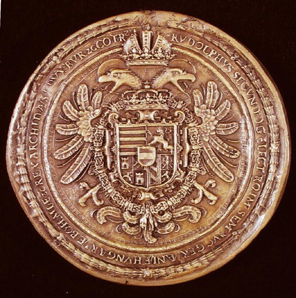 Sello del Emperador Rodolfo II (1552-1612) 1603 de Austrian School
