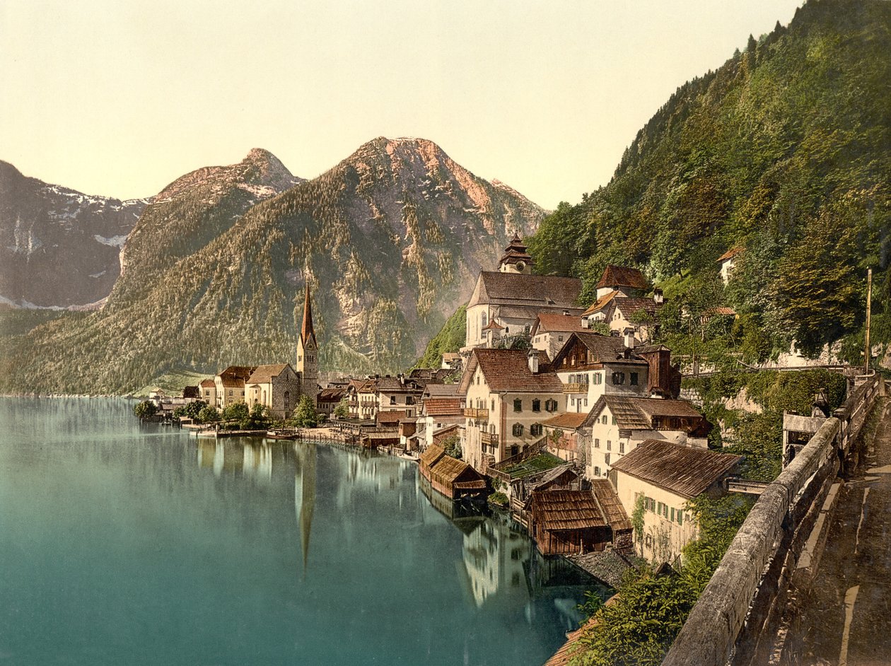 Hallstadt, Austria, pub. c.1890 - 1900 de English Photographer