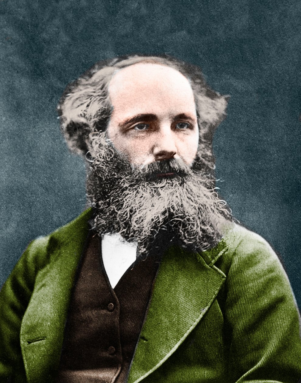 Retrato de James Clerk Maxwell (1831-1879), físico escocés de English Photographer
