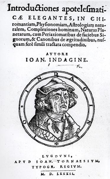 Una introducción al ocultismo, por Johann Indagine, 1582 de English School
