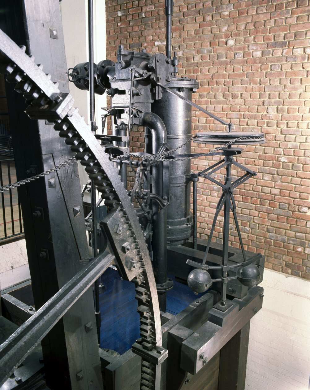 Motor rotativo de Boulton y Watt, 1788 de English School