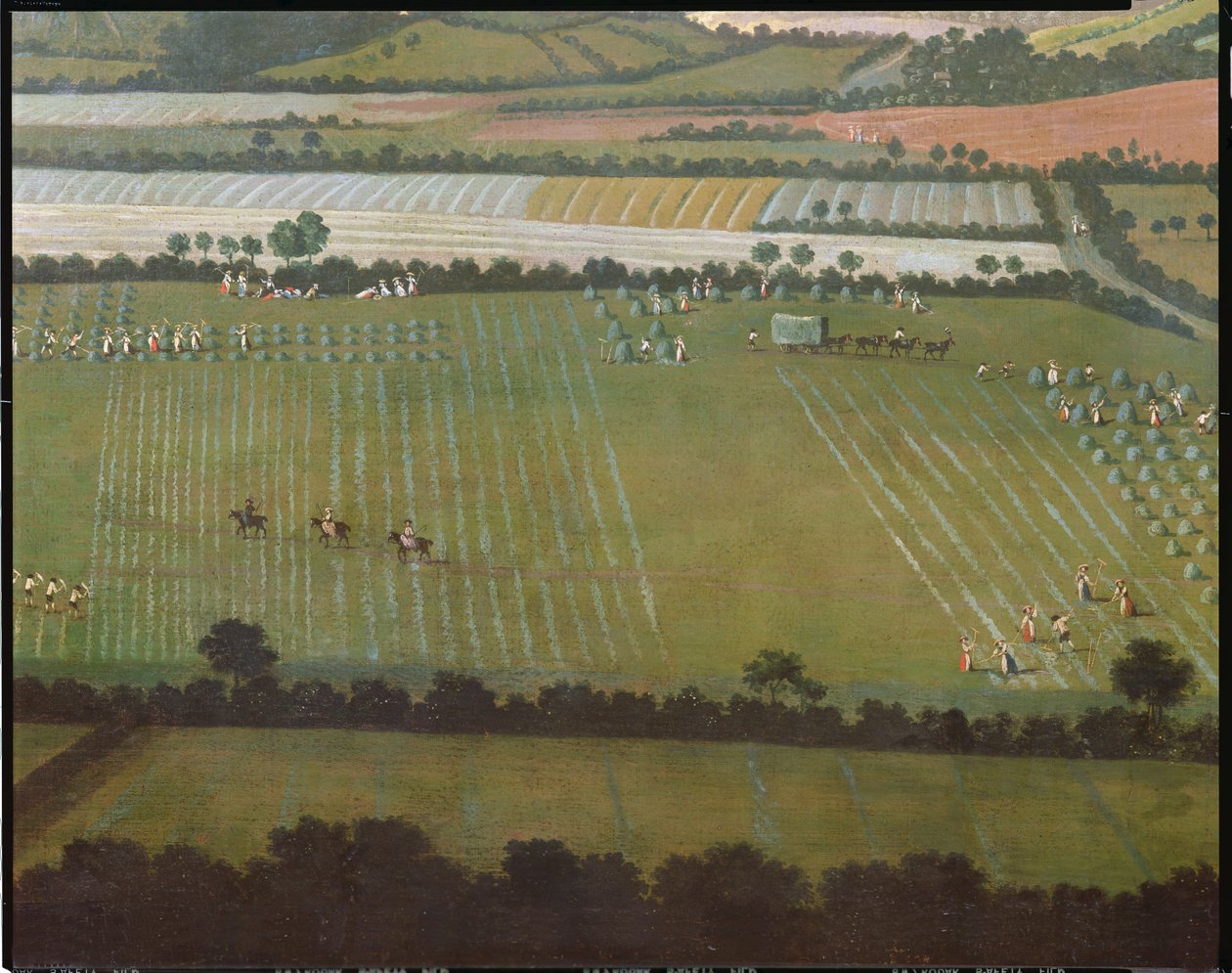 Alrededores de Dixton Manor, c.1725 (detalle) de English School