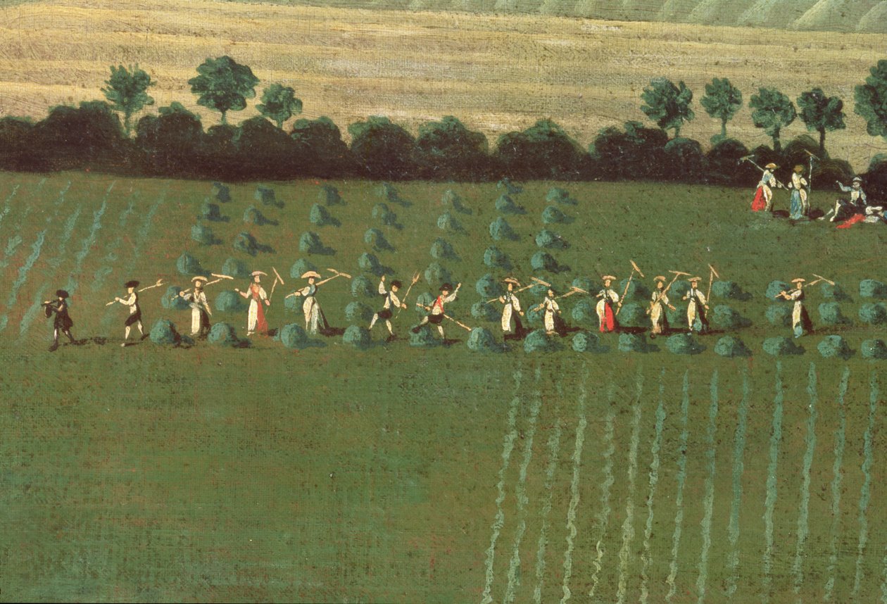 Alrededores de Dixton Manor, c.1725 (detalle) de English School