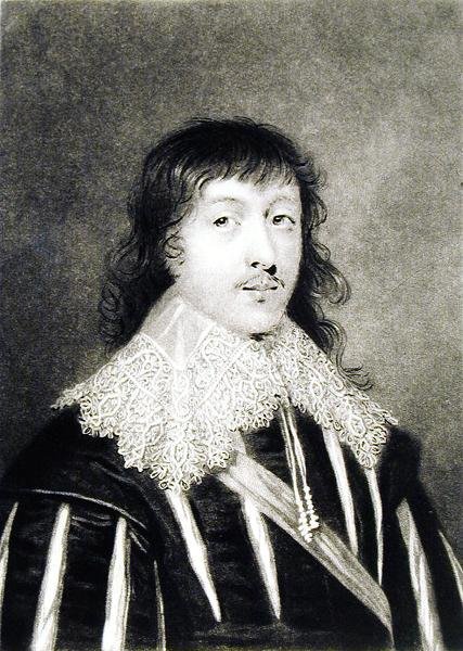 Lucius, Vizconde Falkland (c.1610-43) ilustración de Retratos de Personajes Ilustres en la Historia Británica, grabado por Richard Earlom (1743-1822) y Charles Turner (c.1773-1857) de English School