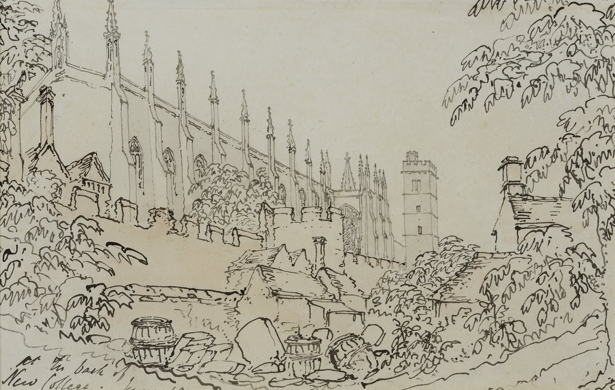 New College, c.1790 de English School
