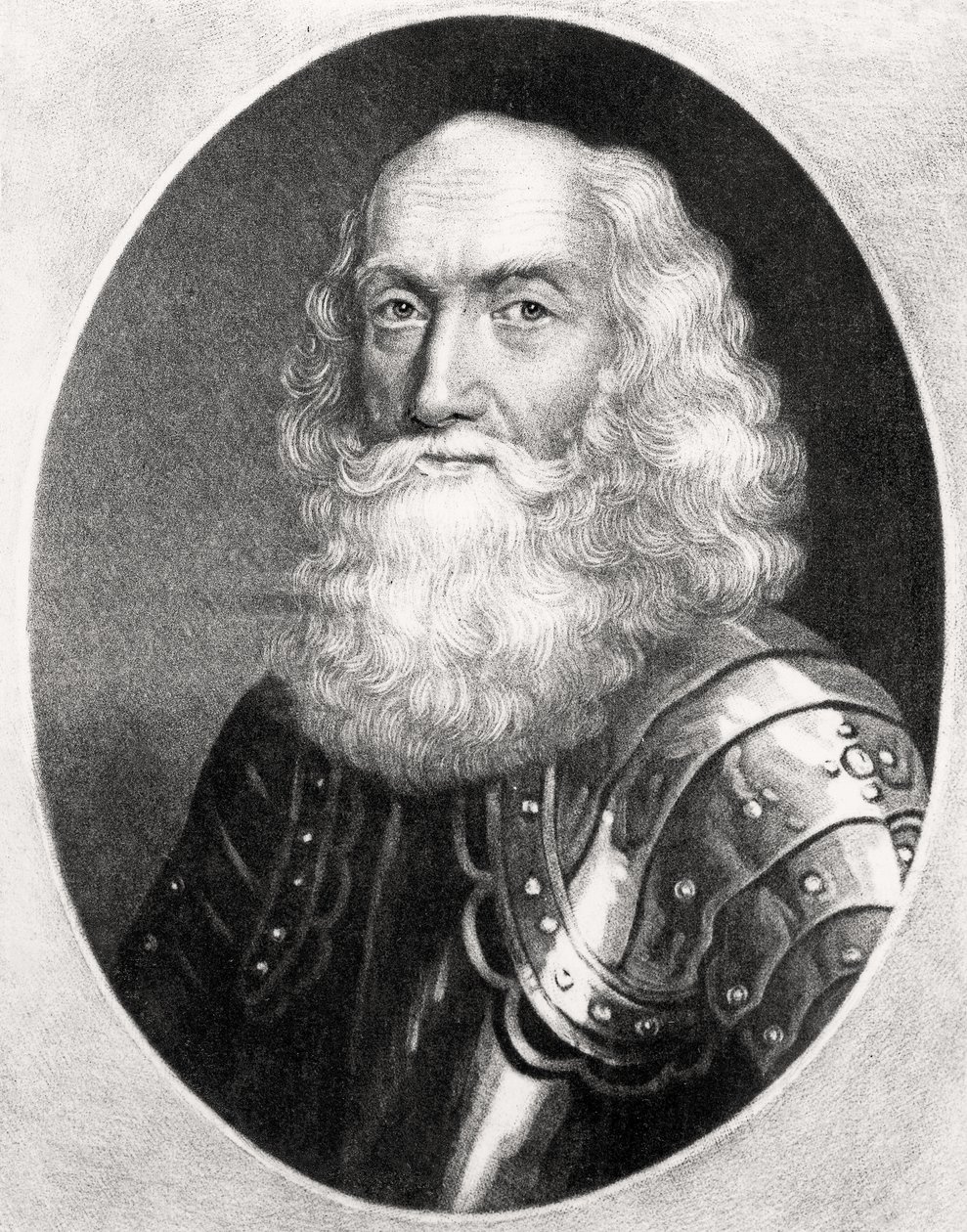 Retrato del General Thomas Dalyell, grabado por Richard Earlom y Charles Turner de Personajes Ilustres en la Historia Británica de English School