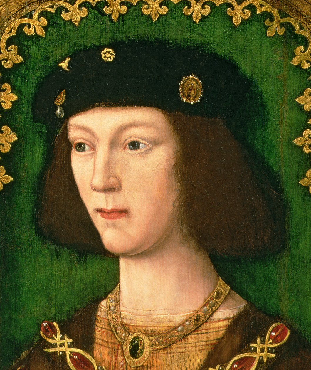 Retrato de Enrique VIII (1491-1547) (detalle) de English School