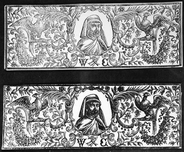 Retrato de William Caxton (c.1422-91) de English School