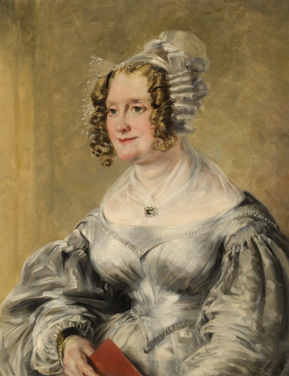 Retrato de una dama, c.1850-70 de English School