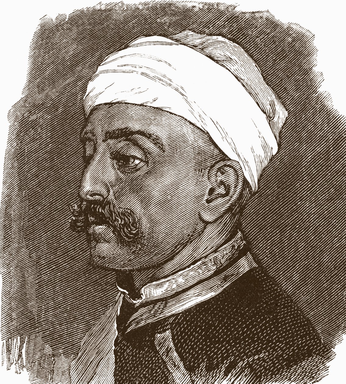 Sir Mir Turab Ali Khan, de The Magazine of Art, publicado en 1878 de English School