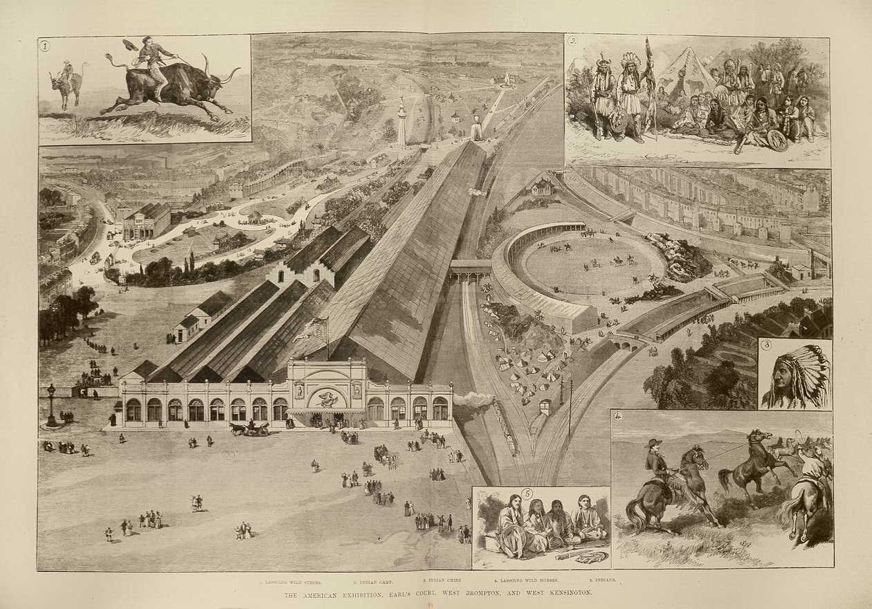 La Exposición Americana, Earls Court, West Brompton y West Kensington de English School